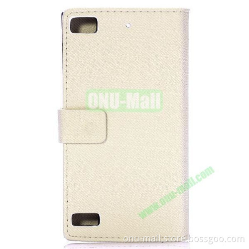 Cloth Texture Flip Stand Leather case for blackberry z3 with Magnetic